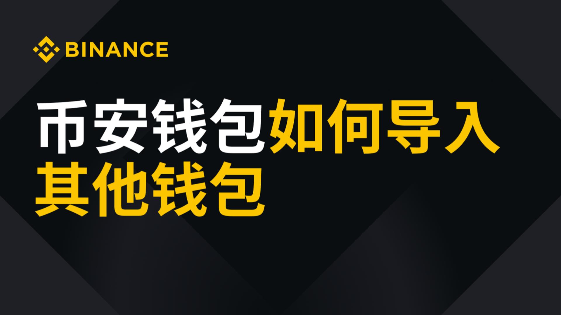 Importing Another Wallet into Binance Wallet: What to Verify First